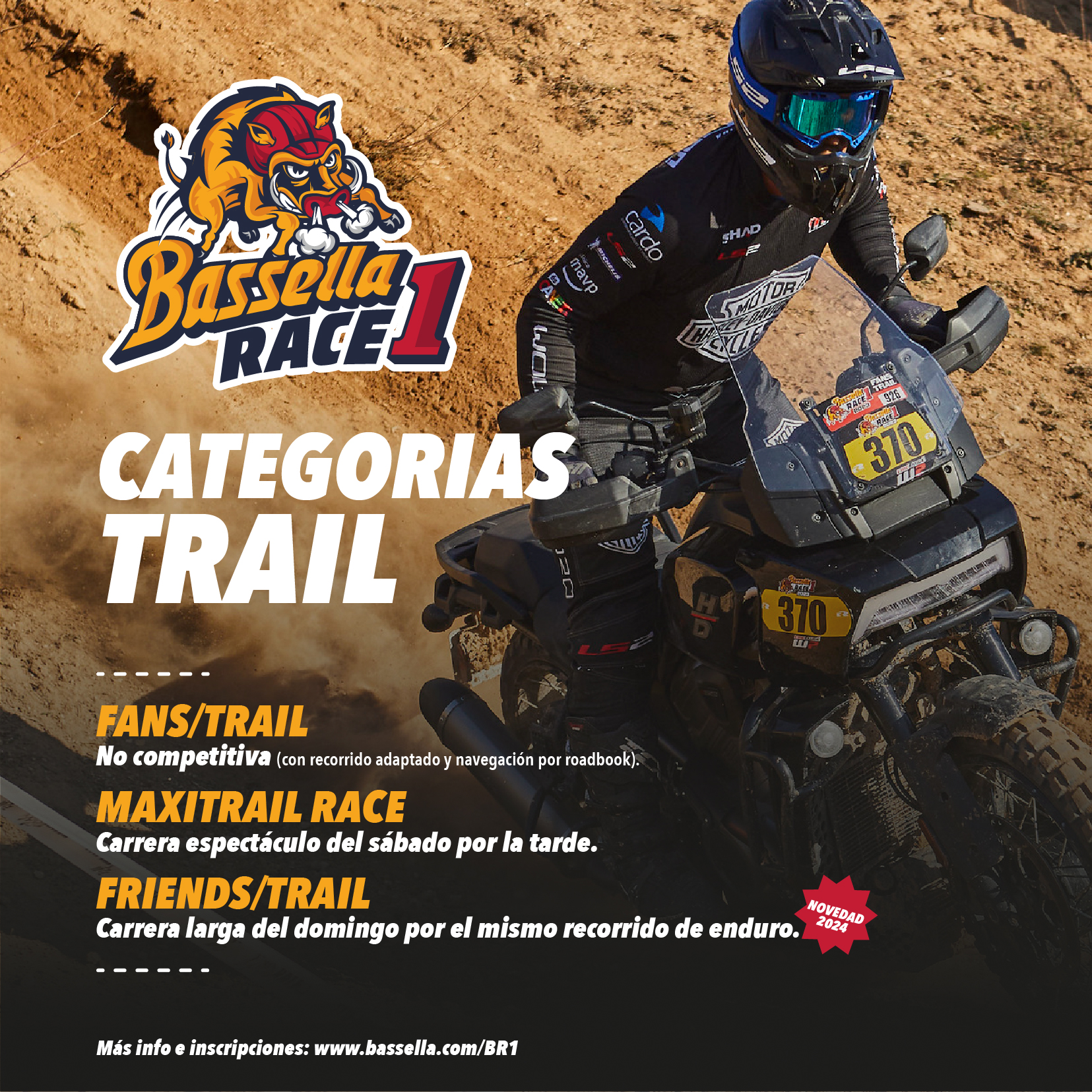 Vols participar amb la teva moto trail a Bassella Race? 