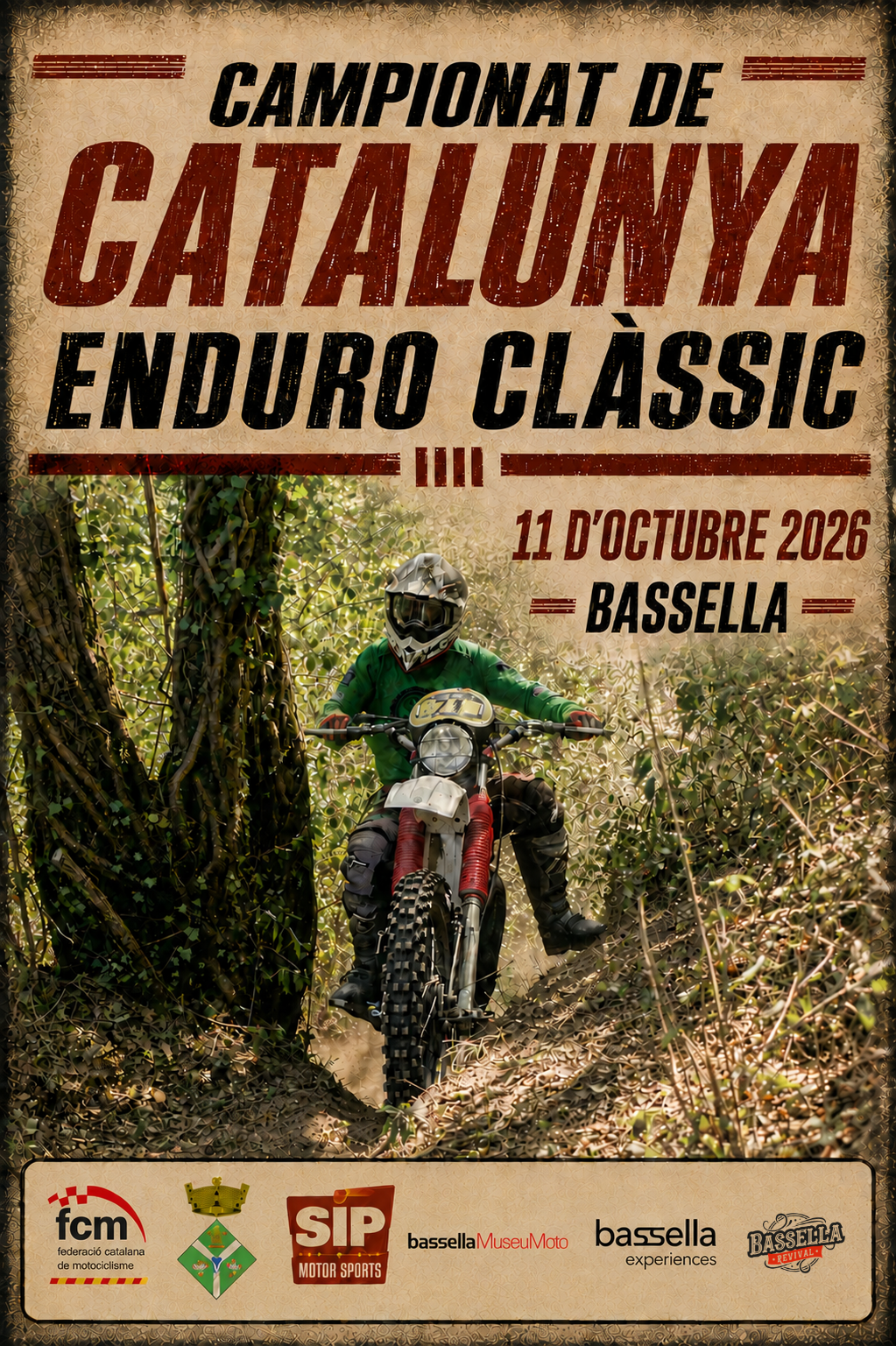 Bassella acoge una prueba del campeonato Catalán de Enduro Clásicas 